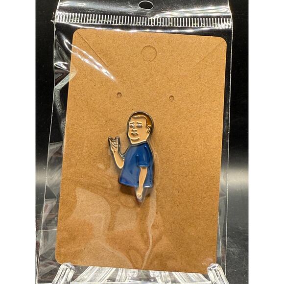 King of the Hill Bobby Hill Enamel Pin Retro 90's Y2K Hank Hill - Picture 3 of 3